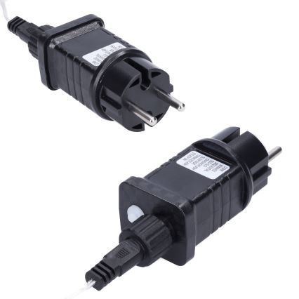 LED-Außen-Lichtervorhang 360xLED/8 Funktionen 15 m IP44 warmweiß