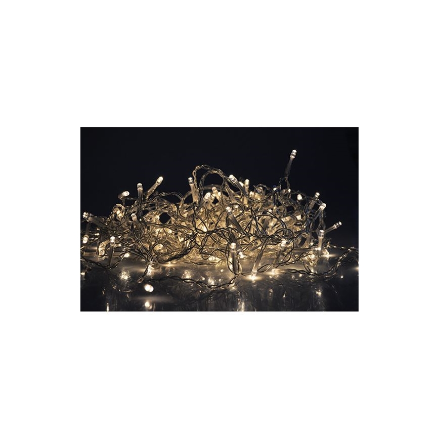 LED-Weihnachtsvorhang für draußen 360xLED/8 Funktionen 15m IP44 warmweiß