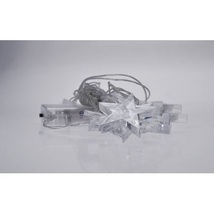 LED-Lichterkette 10xLED/2xAA 2,5m blau