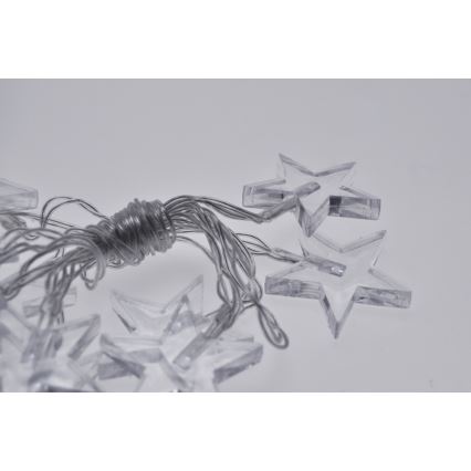 LED-Weihnachtslichterkette 10xLED/2xAA 2,5m blau