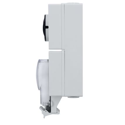 Feuchtraumsteckdose mit Schalter 230V/16A IP66