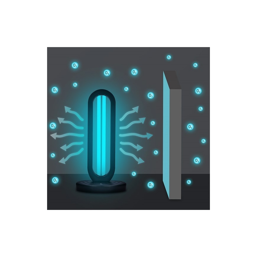 Desinfektions-Entkeimungslampe mit Sensor UVC/38W/230V + Fernbedienung