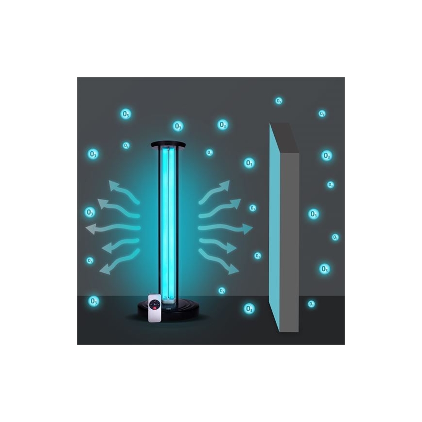 Desinfektions-Germizidlampe ozonfrei UVC/100W/230V + Fernbedienung