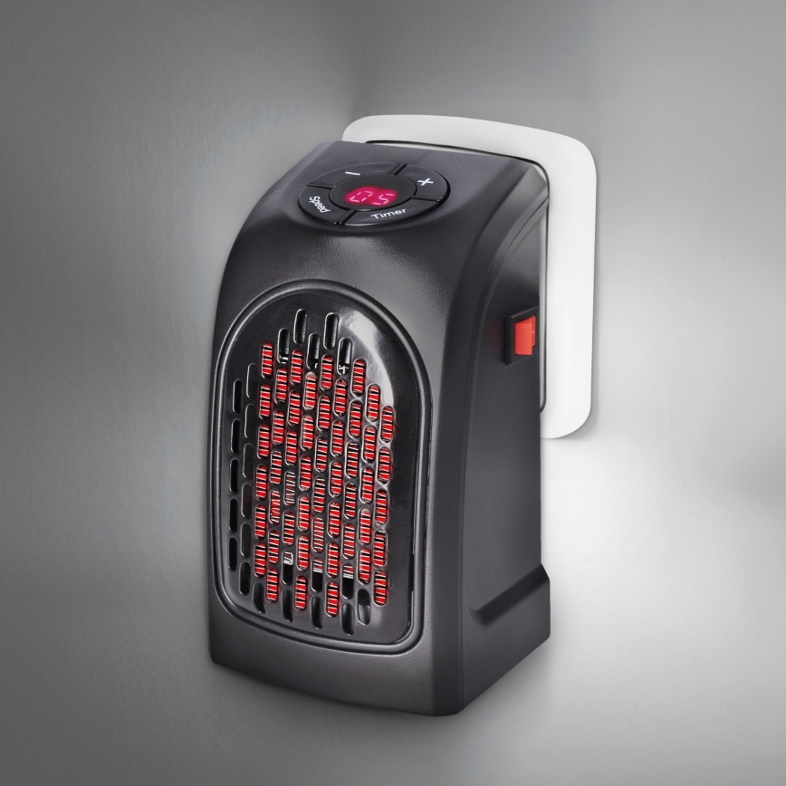 Mini-Steckdosenventilator mit Keramik-Heizelement 350W/230V