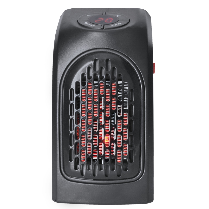 Mini-Steckdosenventilator mit Keramik-Heizelement 350W/230V