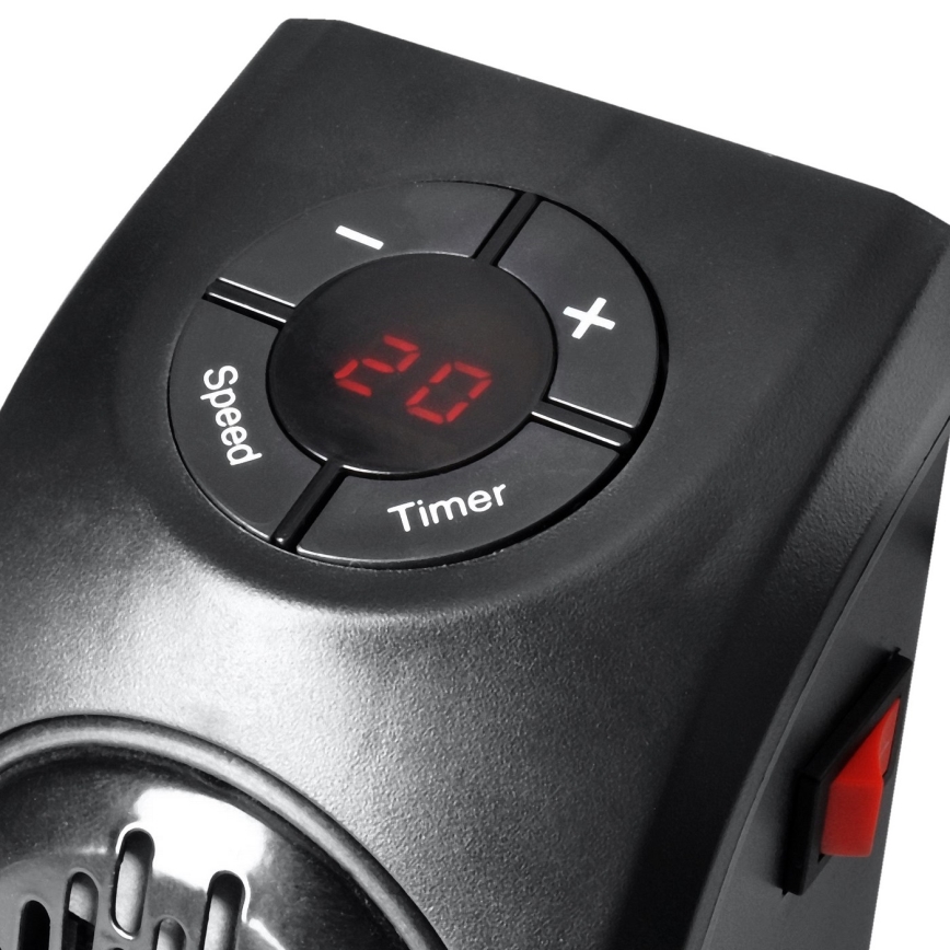 Mini-Steckdosenventilator mit Keramik-Heizelement 350W/230V