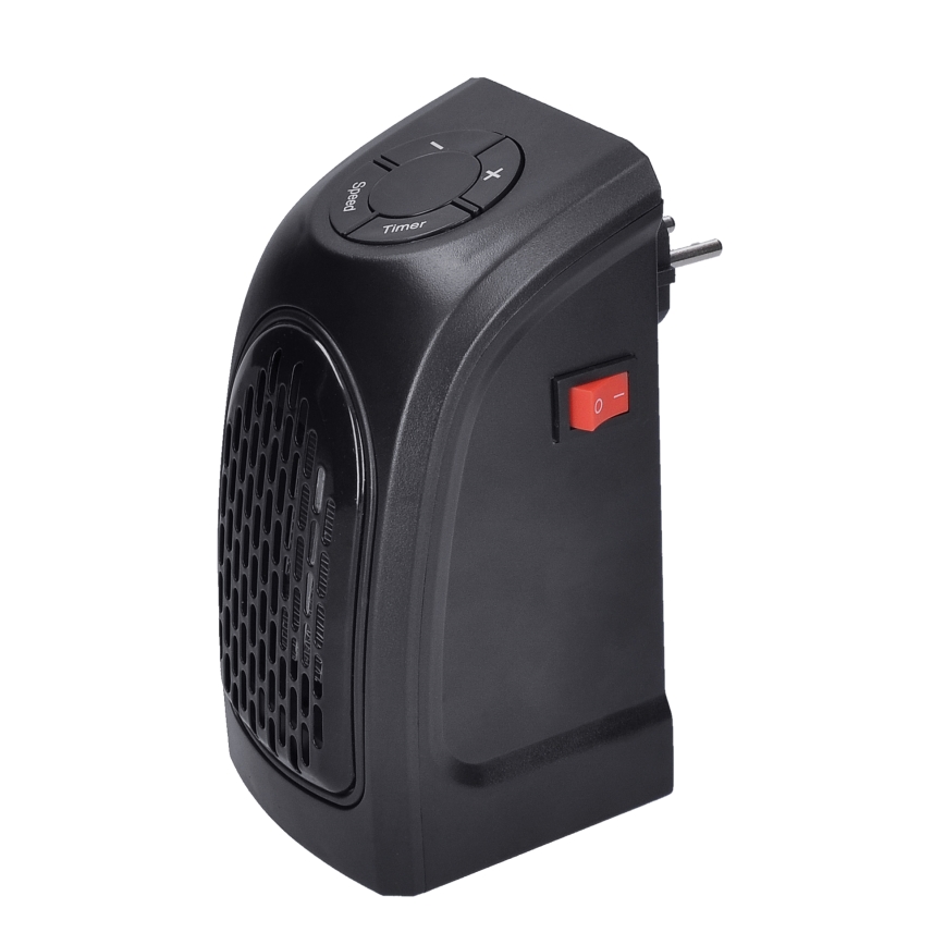 Mini-Steckdosenventilator mit Keramik-Heizelement 350W/230V