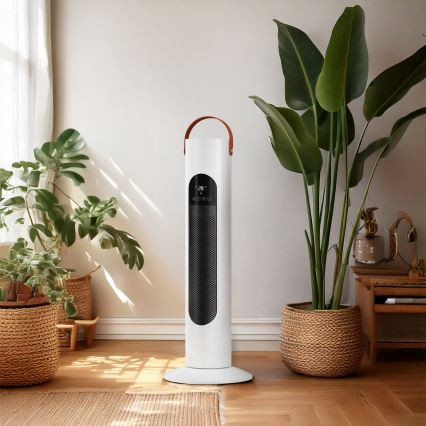 Turmventilator mit Heizelement 2000W/230V + Fernbedienung