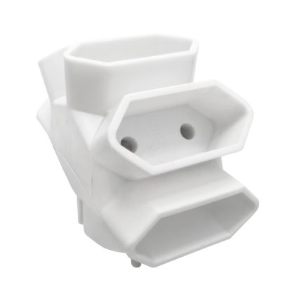 Solight Mehrfachstecker, 5 x 2,5A, weiß