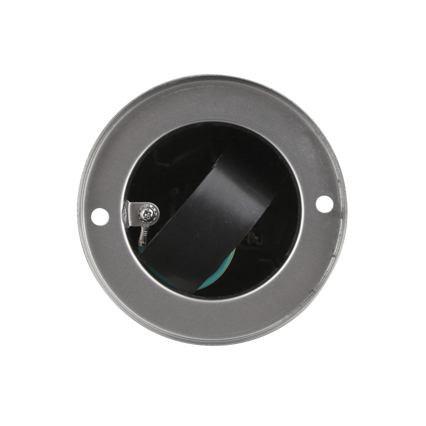 Outdoor-Steckdosensäule 2Z 230V IP44 mattes Chrom rund