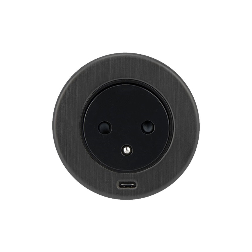 Eingebaute USB-Buchse 1Z + 1xUSB-C 230V