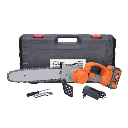 Tragbare Akku-Kettensäge 21V 4000 mAh