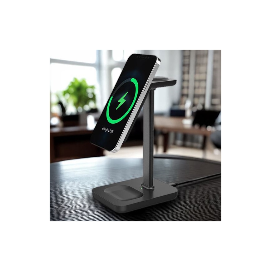 Kabelloses 3-in-1-Ladegerät für den Schreibtisch 23W