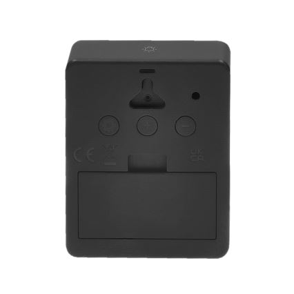 Wetterstation mit Wecker 2xAAA schwarz