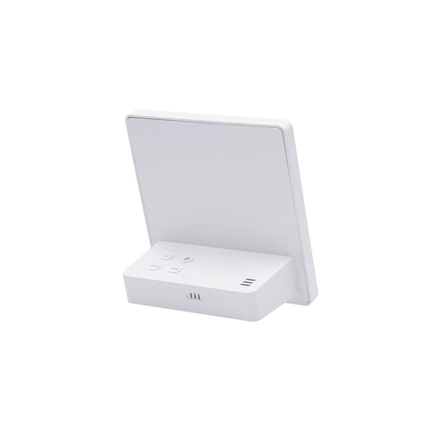 Digitales Thermometer 5V/2xAAA + 2xAAA weiß