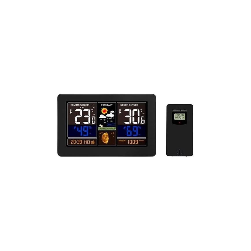 Wetterstation mit Farb-LCD-Anzeige 2xAA/5V + 2xAA Wi-Fi Tuya