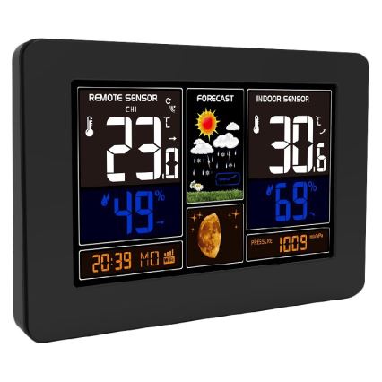 Wetterstation mit Farb-LCD-Anzeige 2xAA/5V + 2xAA Wi-Fi Tuya