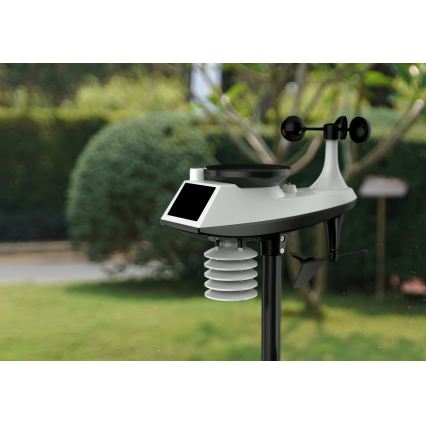 Professionelle Wetterstation mit farbigem LCD-Display 5V/2xAA + 3xAA + 2xAA Wi-Fi Tuya