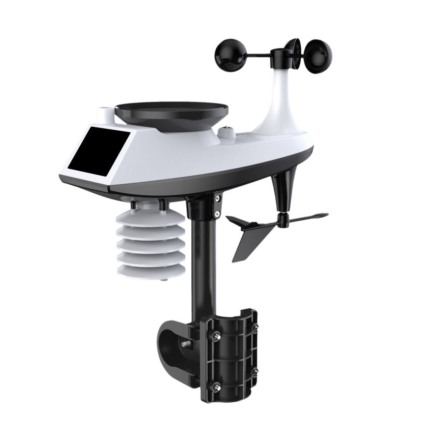 Profi-Wetterstation mit Farb-LCD-Anzeige 5V/2xAA + 3xAA + 2xAA Wi-Fi Tuya