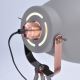 LED Stehlampe 1xE27/10W/230V grau 145cm