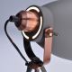 LED Tischlampe 1xE27/10W/230V grau 52cm