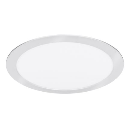 LED Aufbau-/Einbaupanel 2-in-1 18W/230V 3000/4000/6000K Ø 22,5 cm IP54 silber