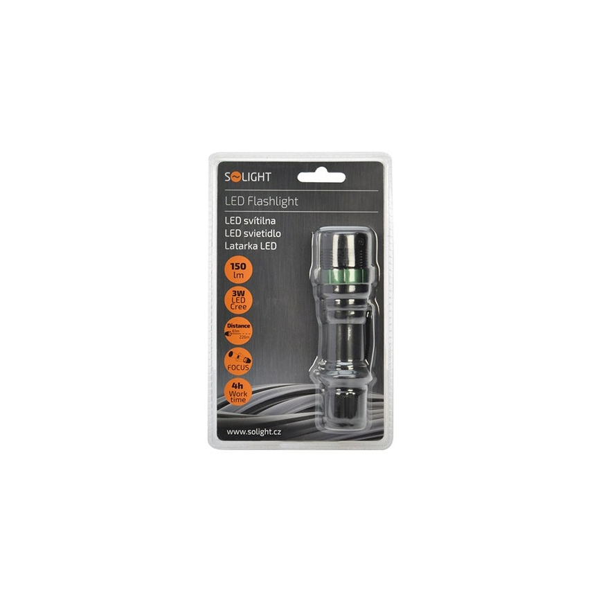 LED Taschenlampe LED/3W/3xAAA