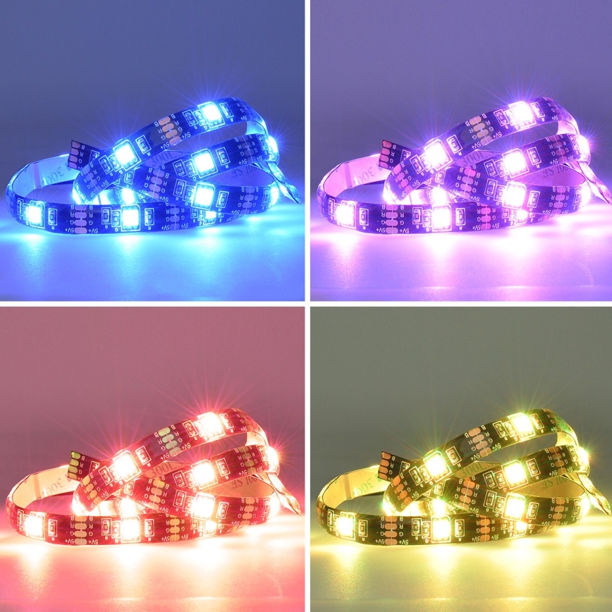 Dimmbarer LED-RGB-Streifen für TV LED/6W/5V Wi-Fi Tuya + Fernbedienung