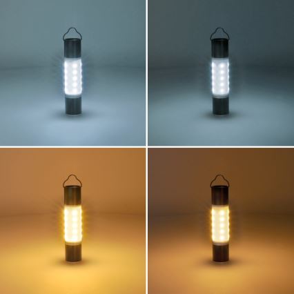 Aufladbare LED-Camping-Taschenlampe mit Powerbank-Funktion LED/1500 mAh 3,7V IP44