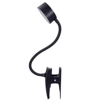 Dimmbare, flexible LED-Leuchte mit Klemme LED/2W/1800 mAh 3000/4000/6500K schwarz