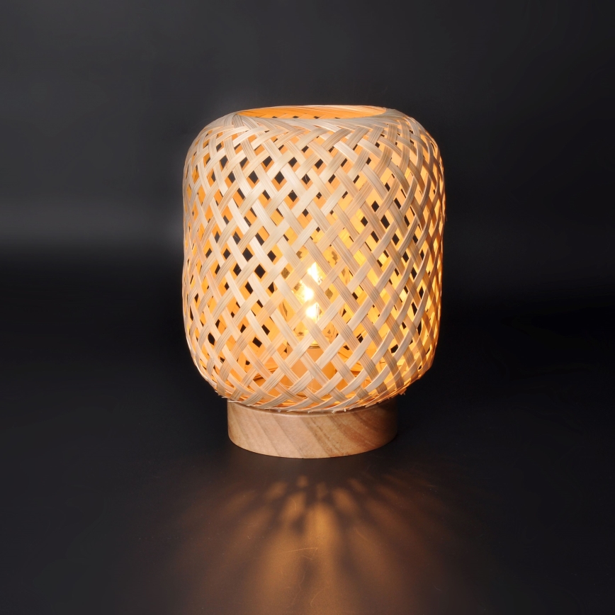 Dekorative LED-Tischleuchte BOHO LED/2xAAA Rattan