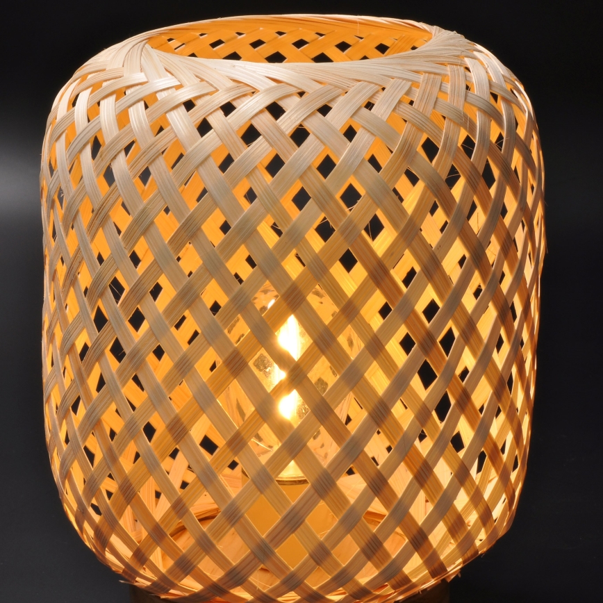 Dekorative LED-Tischleuchte BOHO LED/2xAAA Rattan