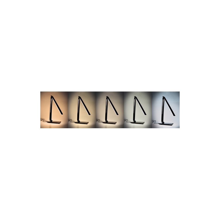 LED Tischlampe dimmbar USB-Stecker LED/12W/230V weiß