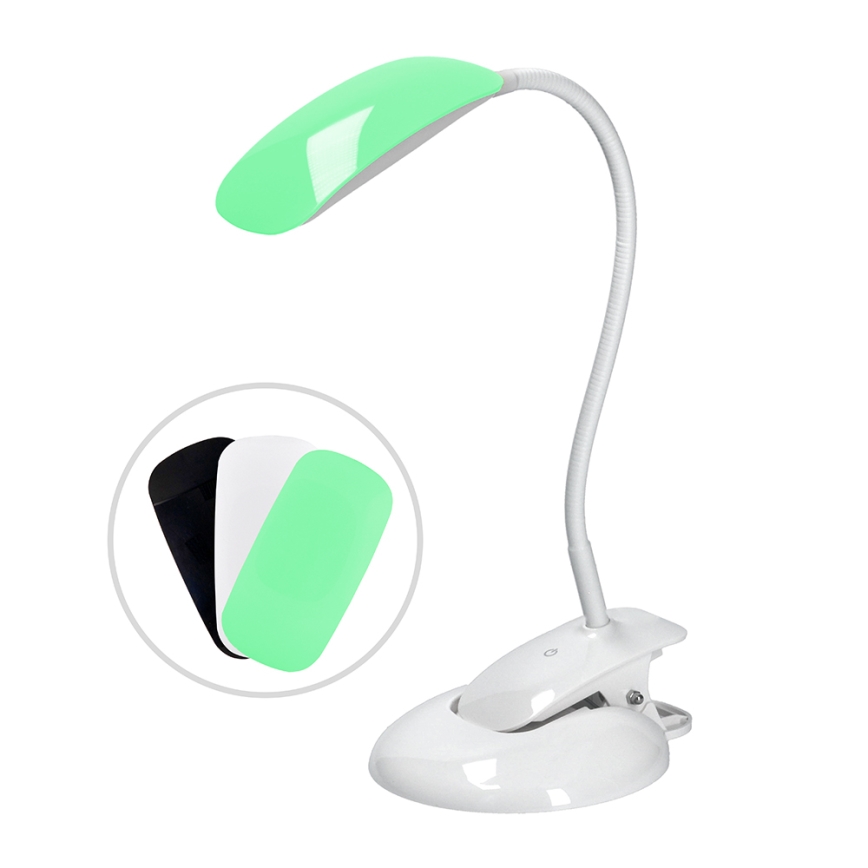 SL0033	LED Tischlampe dimmbar, Sockel und Clip LED/5W/230V