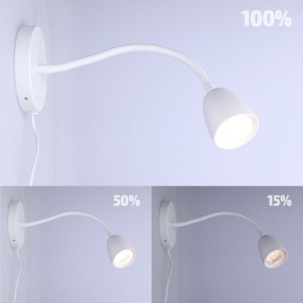 Dimmbare kleine LED-Wandleuchte LED/4W/230V