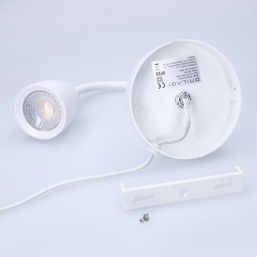 Dimmbare kleine LED-Wandleuchte LED/4W/230V