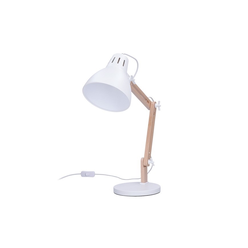 Tischlampe FALUN 1xE27/25W/230V weiß/Eiche