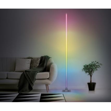 LED RGB Dimmbare Stehleuchte RAINBOW LED/18W/230V Wi-Fi Tuya + Fernbedienung