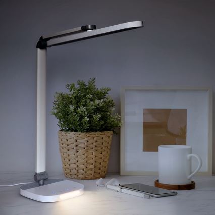 Dimmbare LED-Tischleuchte mit Touch-Funktion und Nachtbeleuchtung LED/10W/5V 3000/4000/5000K weiß