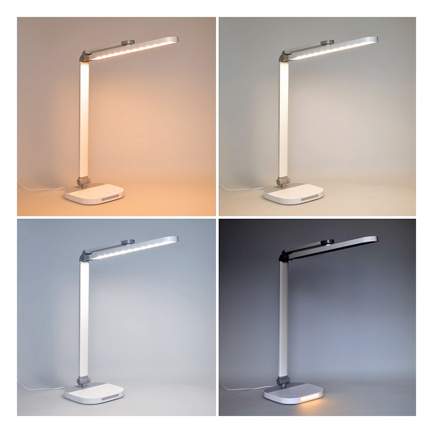 Dimmbare LED-Tischleuchte mit Touch-Funktion und Nachtbeleuchtung LED/10W/5V 3000/4000/5000K weiß