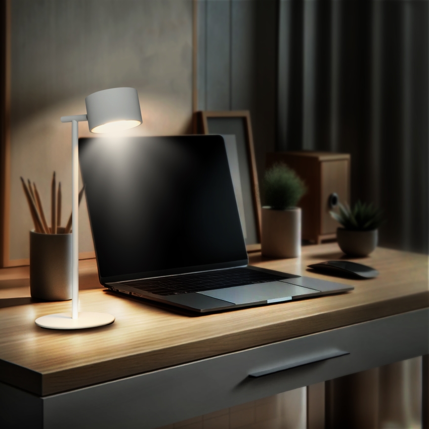 Dimmbare wiederaufladbare LED-Leuchte mit Touch-Funktion 3in1 LED/4W/2000 mAh 3000/4000/6500K weiß