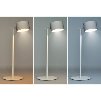 Dimmbare wiederaufladbare LED-Leuchte mit Touch-Funktion 3in1 LED/4W/2000 mAh 3000/4000/6500K weiß