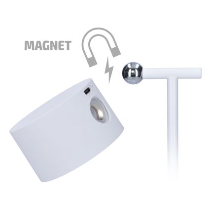 Dimmbare wiederaufladbare LED-Leuchte mit Touch-Funktion 3in1 LED/4W/2000 mAh 3000/4000/6500K weiß