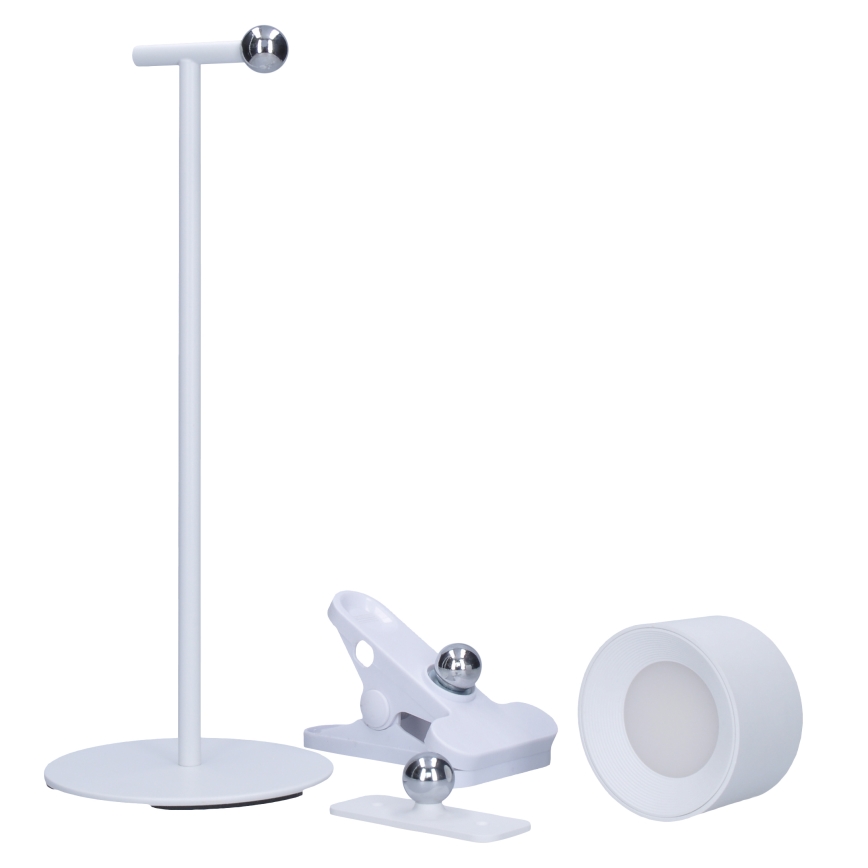 Dimmbare wiederaufladbare LED-Leuchte mit Touch-Funktion 3in1 LED/4W/2000 mAh 3000/4000/6500K weiß