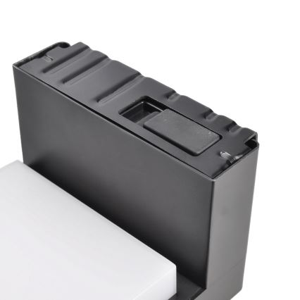 LED Solar-Wandleuchte mit Bewegungs- und Dämmerungssensor PALERMO LED/5W/3,7V 2000 mAh IP54 schwarz