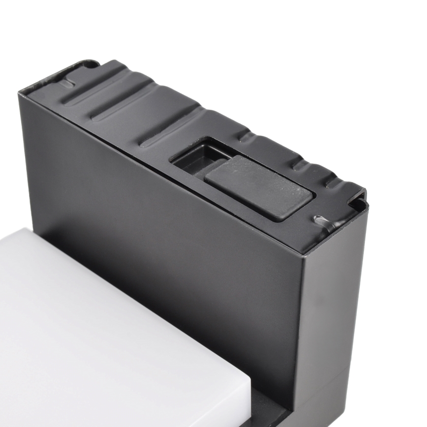 LED Solar-Wandleuchte mit Bewegungs- und Dämmerungssensor PALERMO LED/5W/3,7V 2000 mAh IP54 schwarz