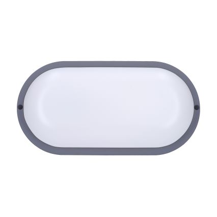 LED-Wandleuchte für den Außenbereich LED/20W/230V 4000K IP54 grau oval