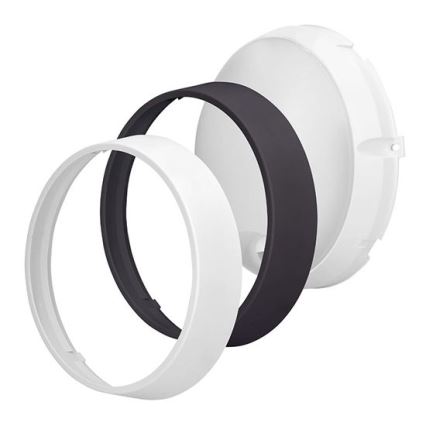 LED-Außenwandleuchte mit 2‑in‑1‑Sensor, LED/20 W/230 V, 3000/4000/6500 K, IP65, Ø 22 cm