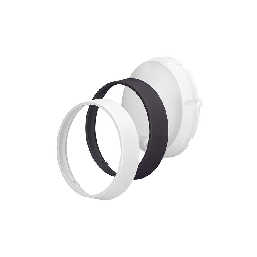 LED-Außenwandleuchte mit 2‑in‑1‑Sensor, LED/20 W/230 V, 3000/4000/6500 K, IP65, Ø 22 cm