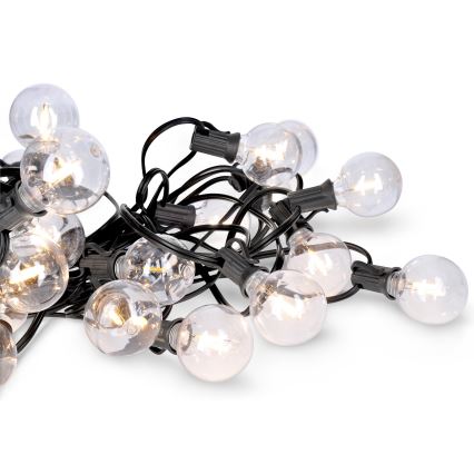 Deko-LED-Lichterkette für den Außenbereich GARLAND 25xE12 20m IP44 warmweiß